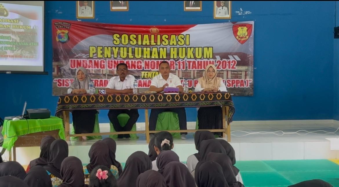 Sikum Polres Mesuji Sosialisasikan UU SPPA di SMAN 1 Tanjung Raya, Tekankan Pentingnya Keadilan Restoratif untuk Anak