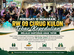 Peringati 10 Muharam, RW 09 Curug Kulon Tebar Kepedulian Melalui Santunan Anak Yatim
