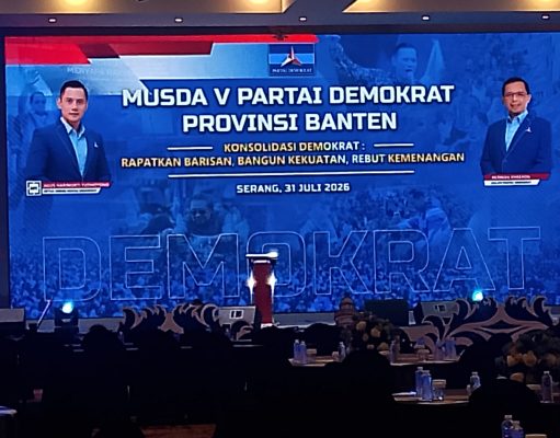 AHY Buka Musda V Partai Demokrat Banten, Konsolidasi Kader Menuju Kemenangan