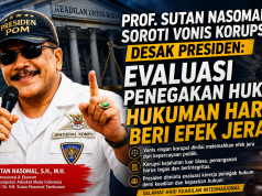 Prof Sutan Nasomal Soroti Vonis Korupsi, Desak Presiden Evaluasi Penegakan Hukum