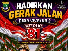 Semarak HUT RI ke-81, RT01/RW 03 Desa Cicalengka Kecamatan Pagedangan, Ratusan Warga Antusias Ikuti Jalan Santai dan Berbagai Hiburan