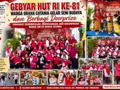 Semarak Kemerdekaan di Graha Catania, Warga RW 09 Gelar Jalan Sehat hingga Hiburan Seni Budaya