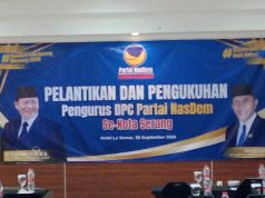 Pengurus DPC Partai NasDem Se-Kota Serang Resmi Dilantik, Enam Kecamatan Siap Perkuat Konsolidasi