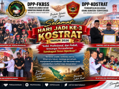Berbeda Wadah, Satu Tujuan: DPP FKBSS Sampaikan Selamat Hari Jadi ke-3 KOSTRAT